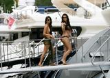 Kim Kardashian finally shows her ass in bikini in (photoshoot) candids on a yacht in Monte Carlo